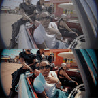 Before and after comparison showing color grading transformation using The Goat LUT cinematic LUT preset