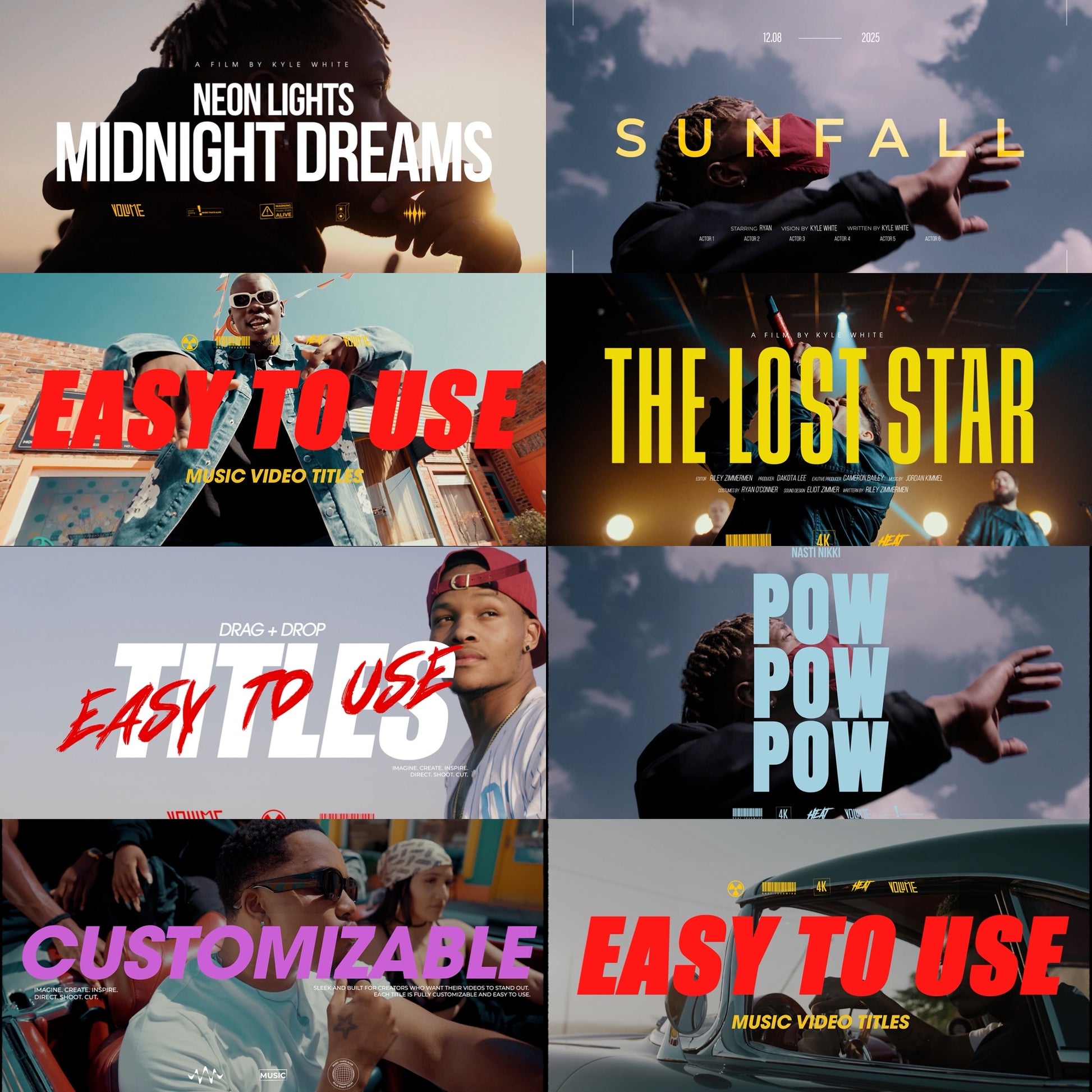 Epic Titles – Animated Video Templates (.MOGRT) for Premiere Pro [Digital Download]