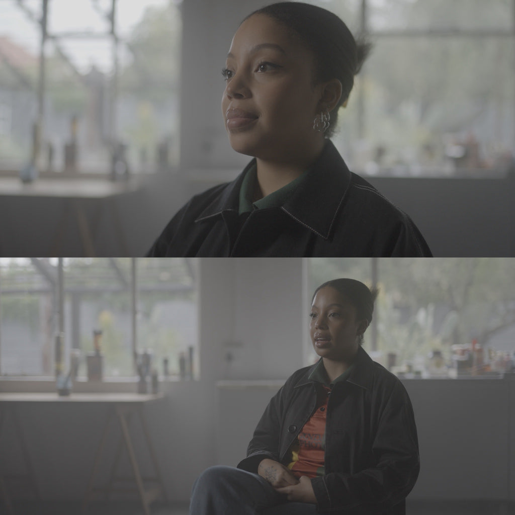 Collage of premium stock footage clips from footage bundle showing cinematic video examples