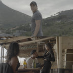Collage of premium stock footage clips from footage bundle showing cinematic video examples