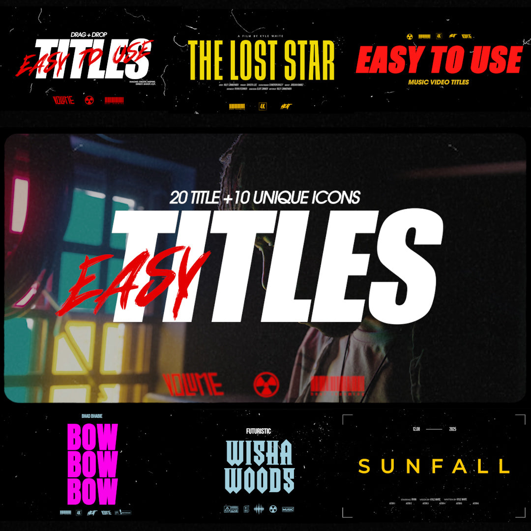 Epic Titles – Animated Video Templates (.MOGRT) for Premiere Pro [Digital Download]