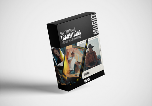 Film Frame Transitions (.MOGRT) for Premiere Pro [Digital Download]