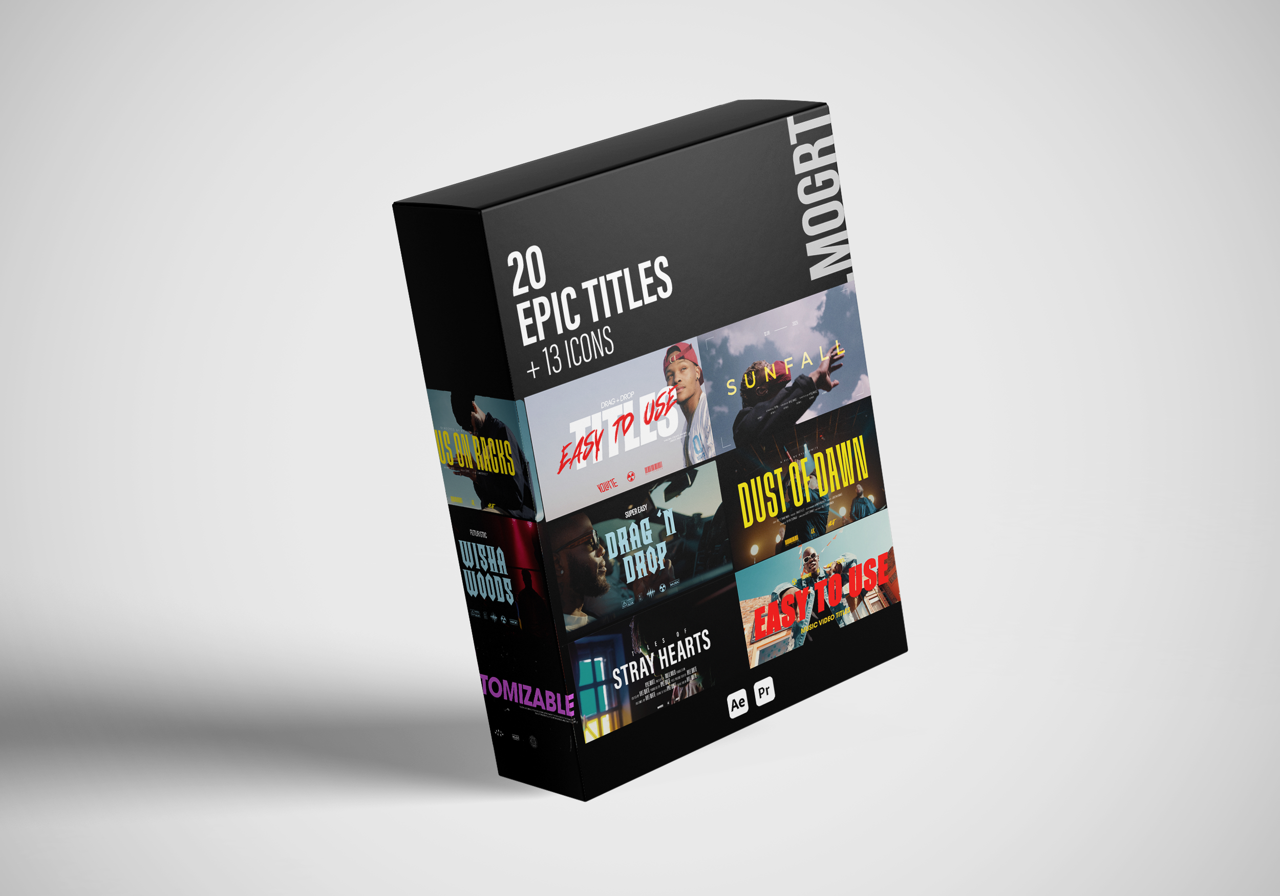 Epic Titles – Animated Video Templates (.MOGRT) for Premiere Pro [Digital Download]